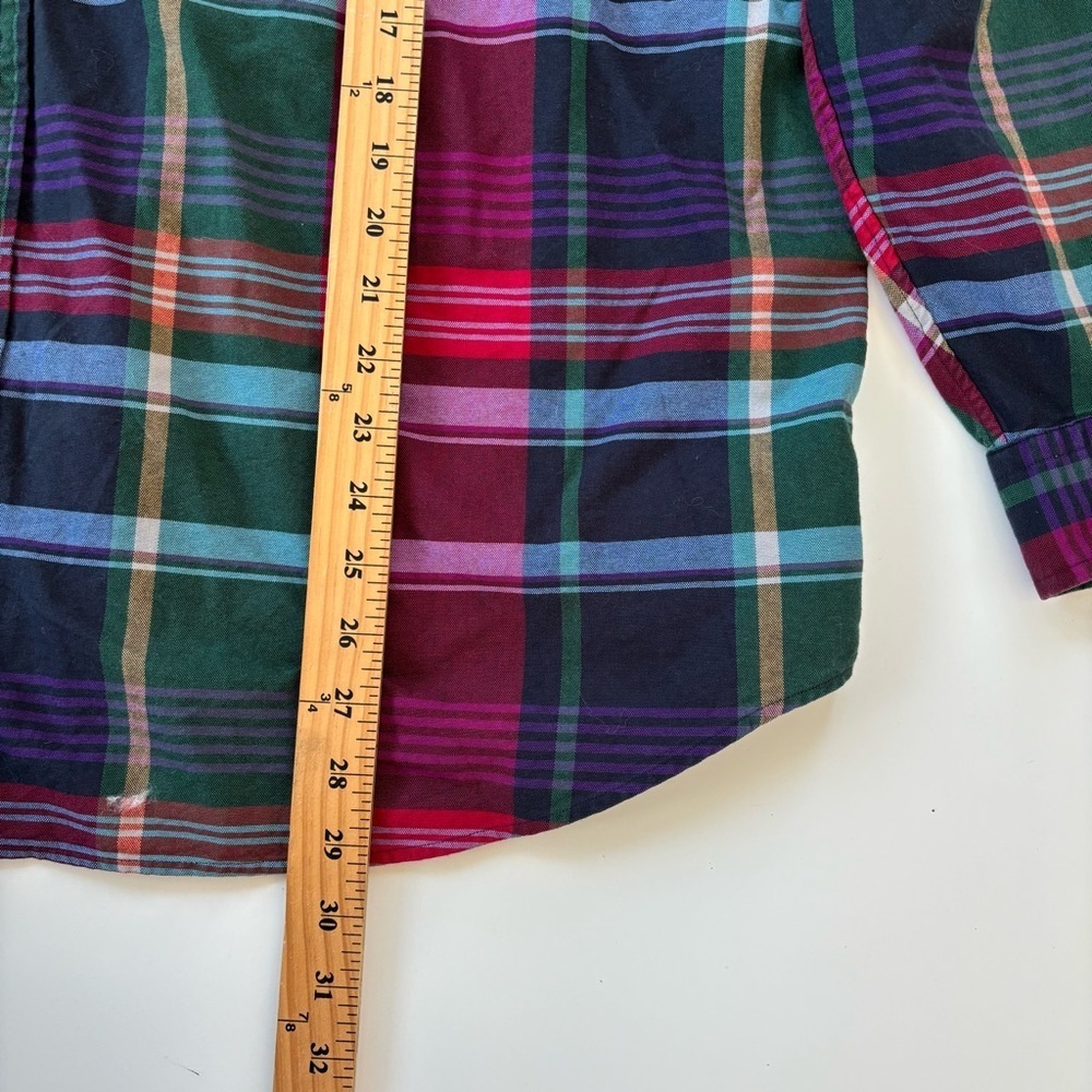POLO Ralph Lauren Men's Plaid Long Sleeve Button Down Shirt Preppy Size 2XB - Picture 7 of 8